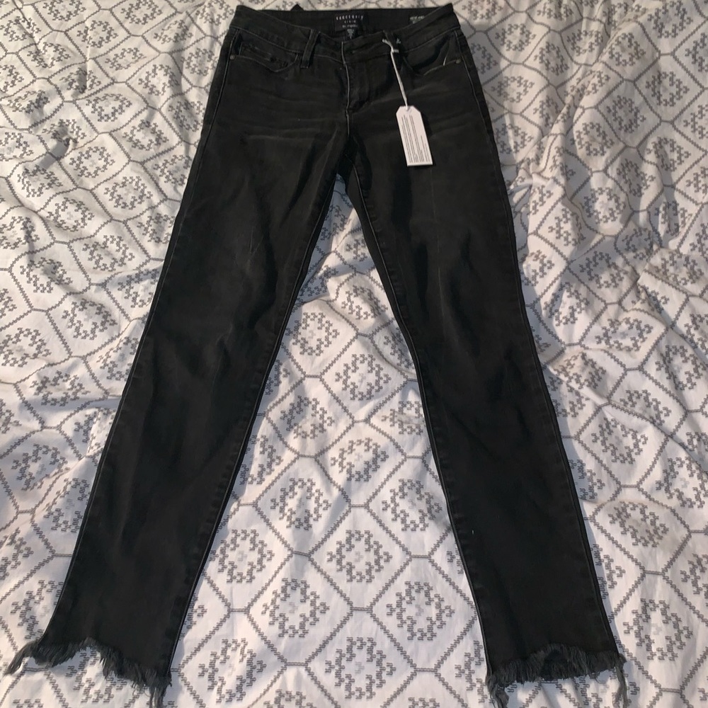 Sanctuary black denim jeans.